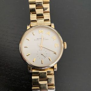 Marc Jacobs Gold Women’s Watch - needs battery